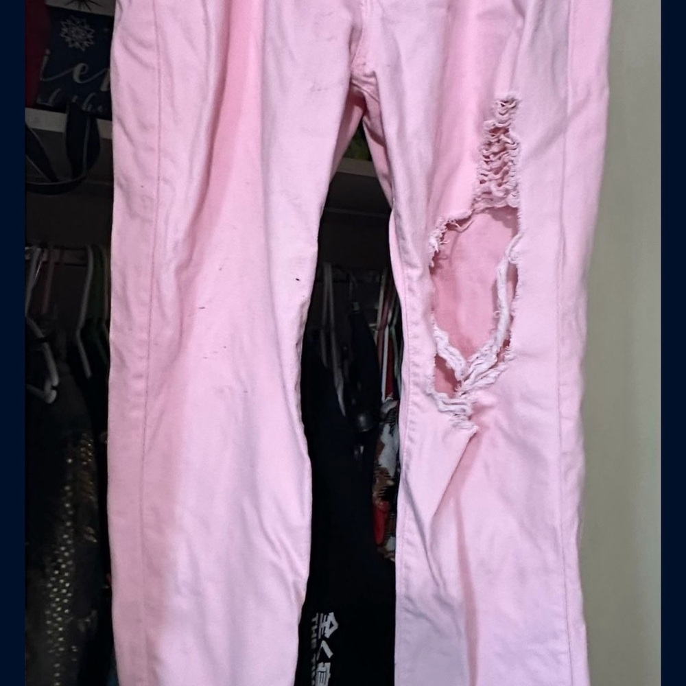 Fashion Nova Pink Skinny Jeans